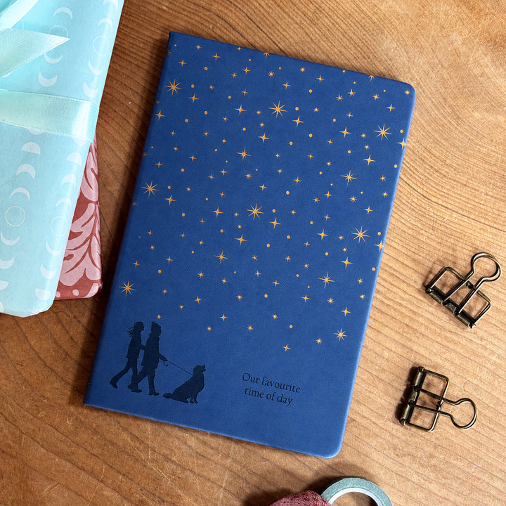 Foiled Star Dog Silhouette Notebook