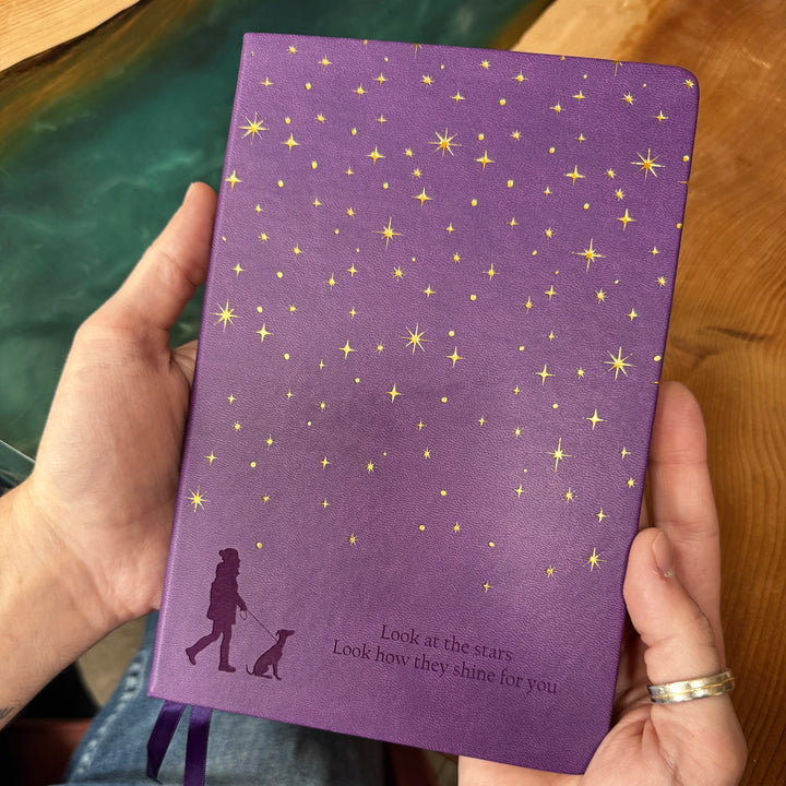 Foiled Star Dog Silhouette Notebook