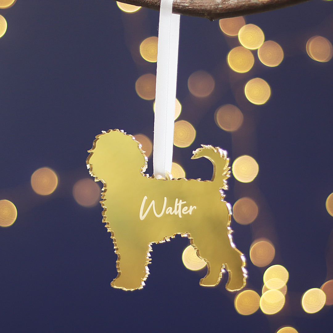 Personalised Christmas Dog Breed Ornament