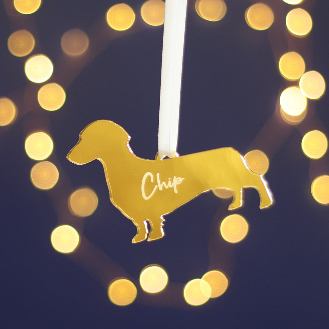 Personalised Christmas Dog Breed Ornament
