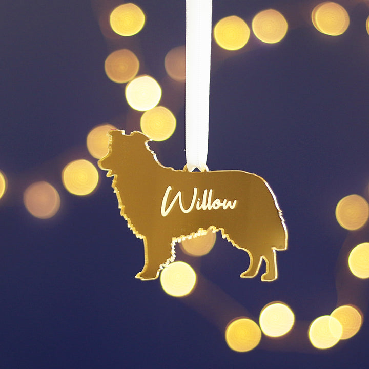 Personalised Christmas Dog Breed Ornament
