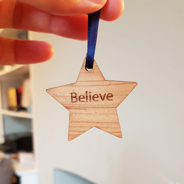Word of the Year Wooden Star by Betsy Benn
