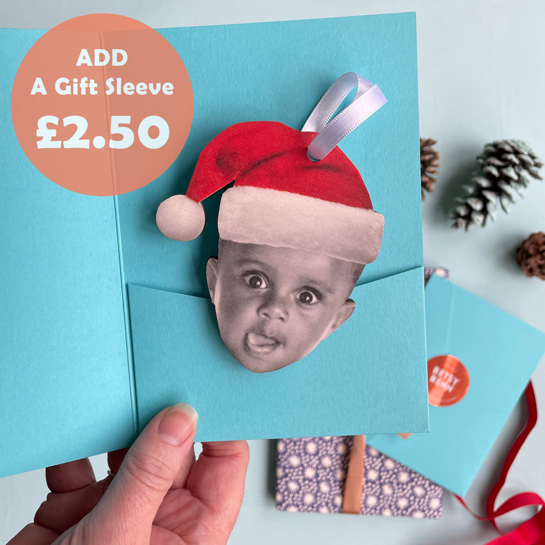 Santa Hat Personalised Christmas Tree Decoration