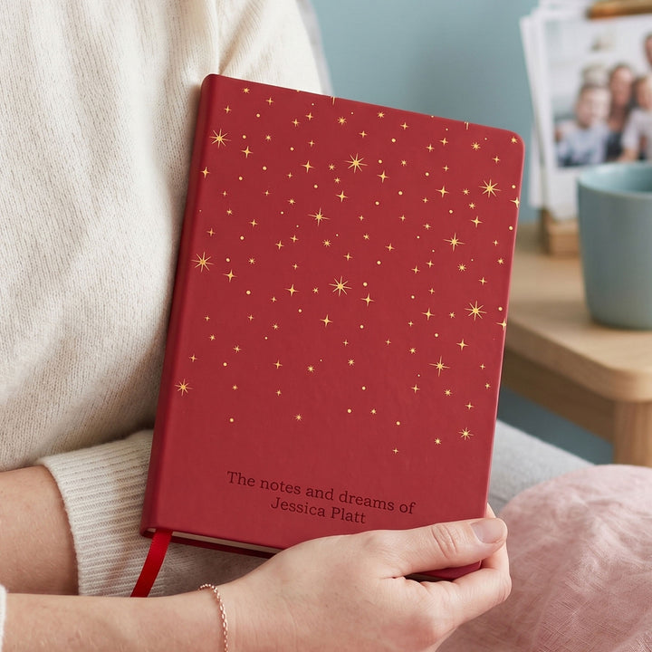 Foiled Star Personalised Notebook