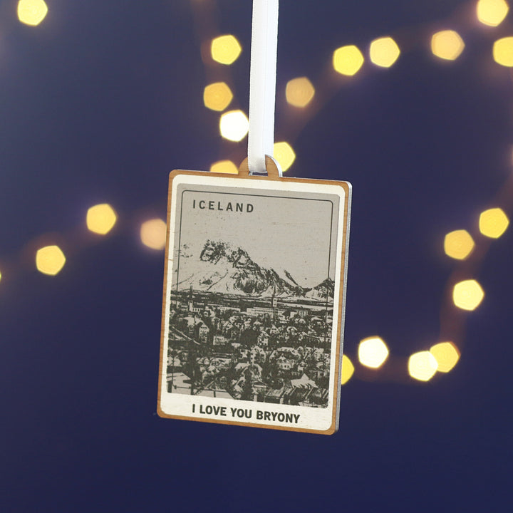 Christmas Travel Memories Personalised Bauble
