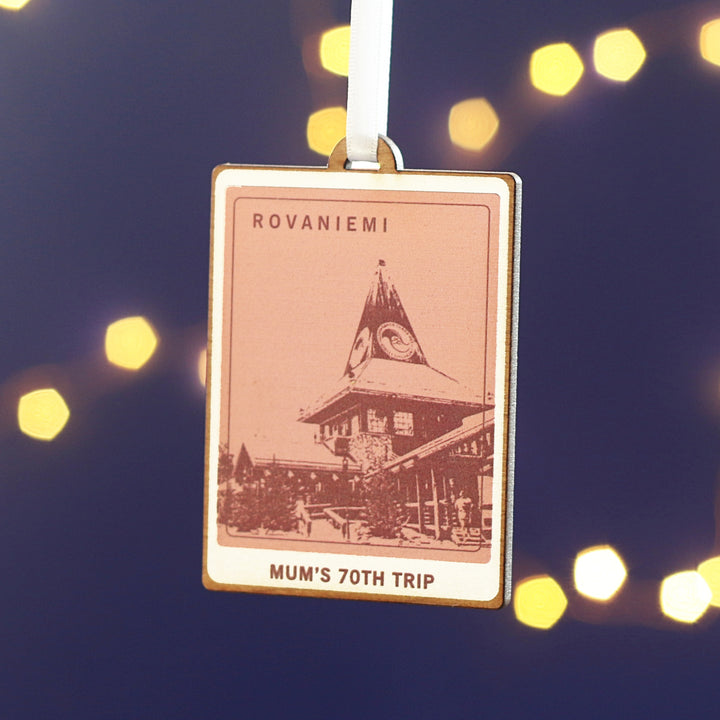 Christmas Travel Memories Personalised Bauble