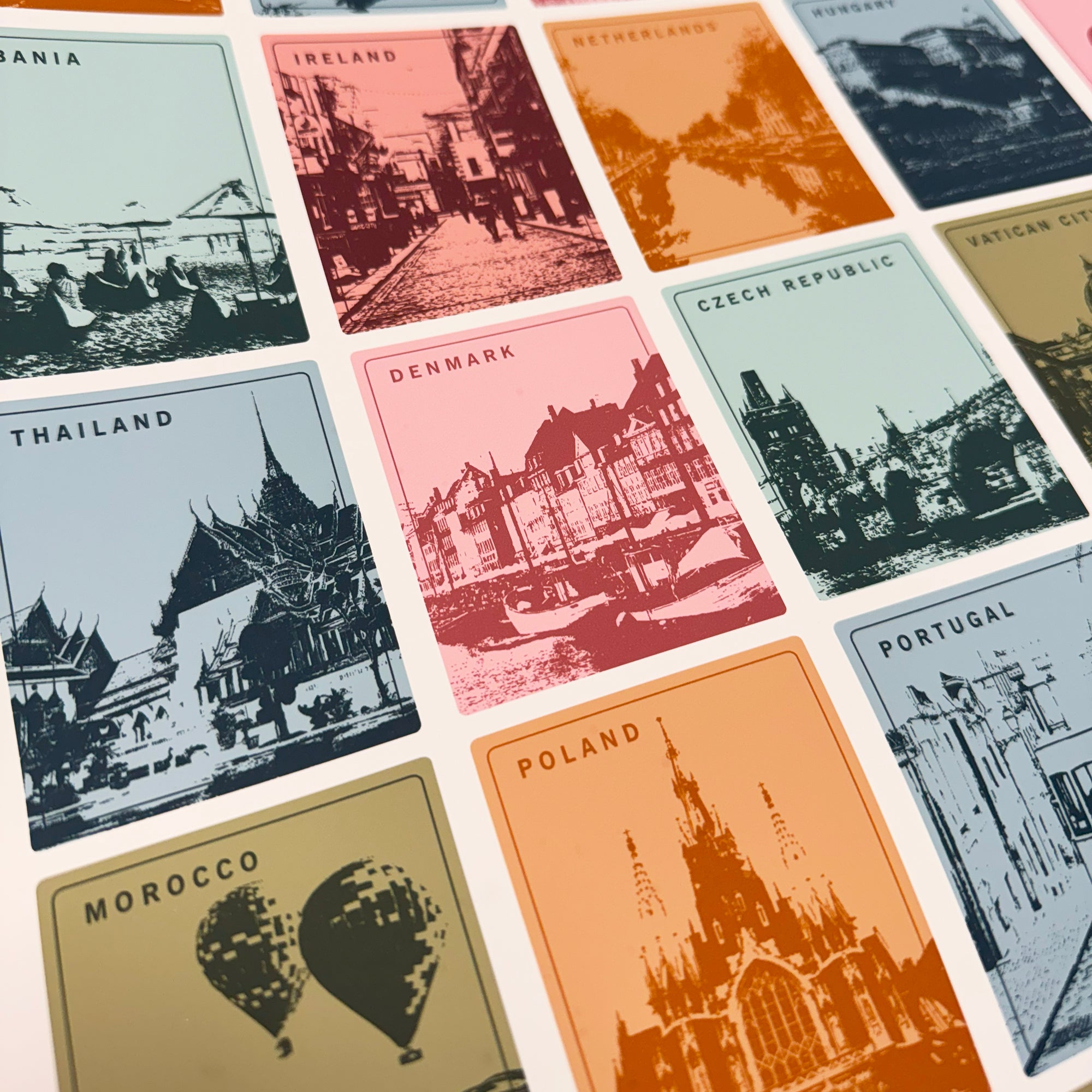 18th Birthday Travel Memories Print