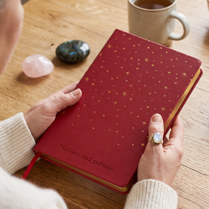 Witchy Star Personalised Foiled Notebook