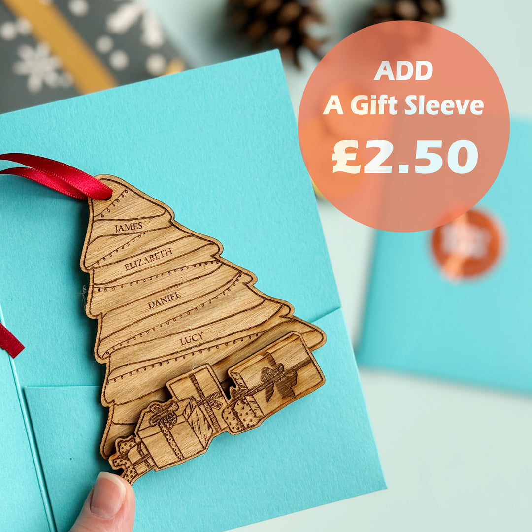 Colourful Family Tree Personalised Christmas Decoration