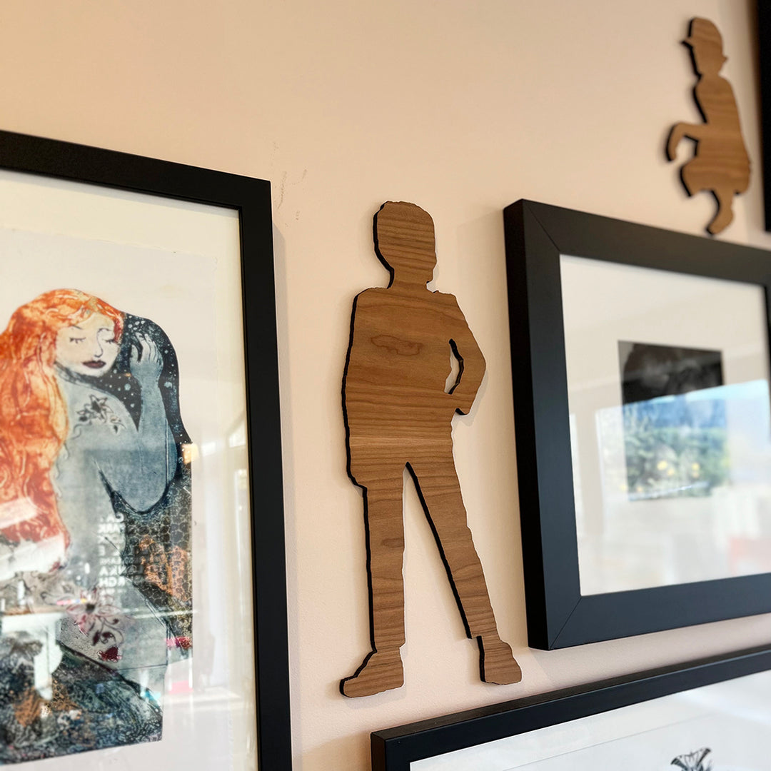 Personalised Wooden Silhouette Wall Art