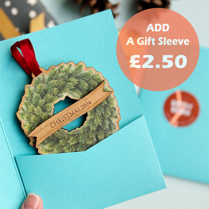 Wooden Colourful Initial Christmas Tree Decoration