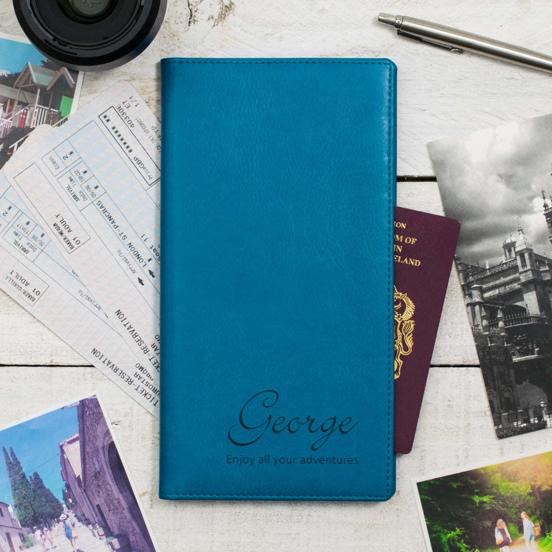 Script Name Personalised Travel Document Holder-Gift-Betsy Benn