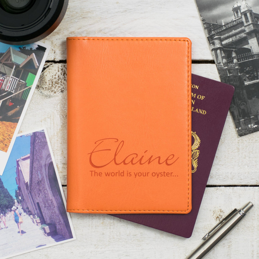 Pumpkin Script Passport Cover