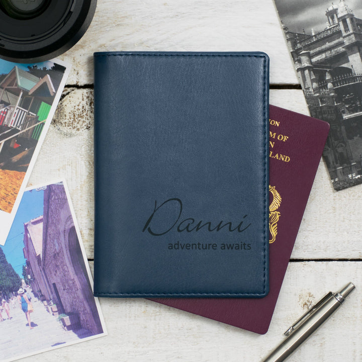 Airforce Script Passport Cover