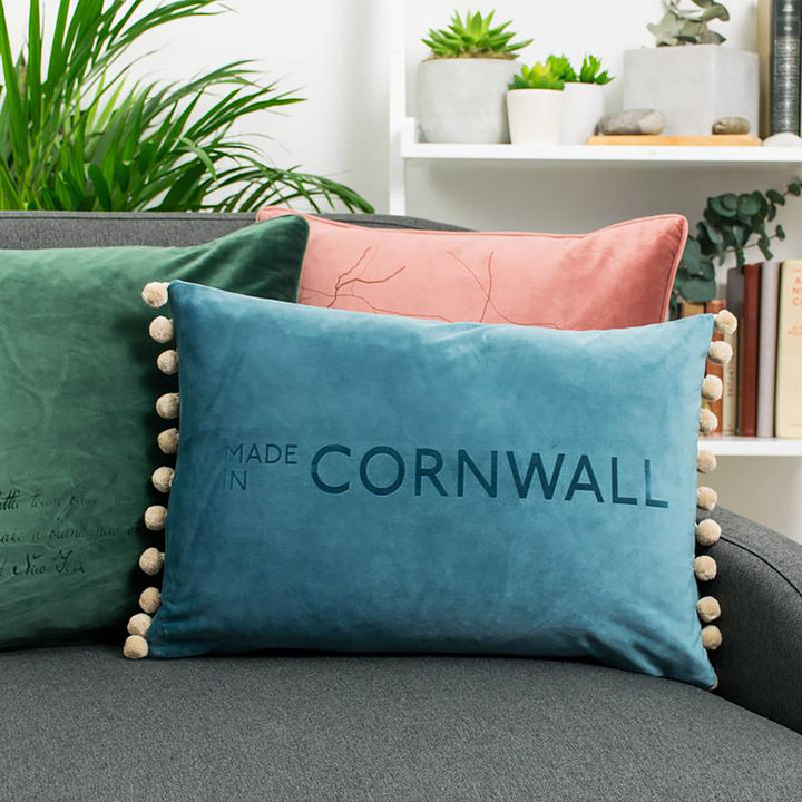Favourite Place Velvet Cushion-Betsy Benn
