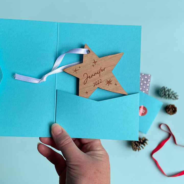 Star Personalised Christmas Decoration