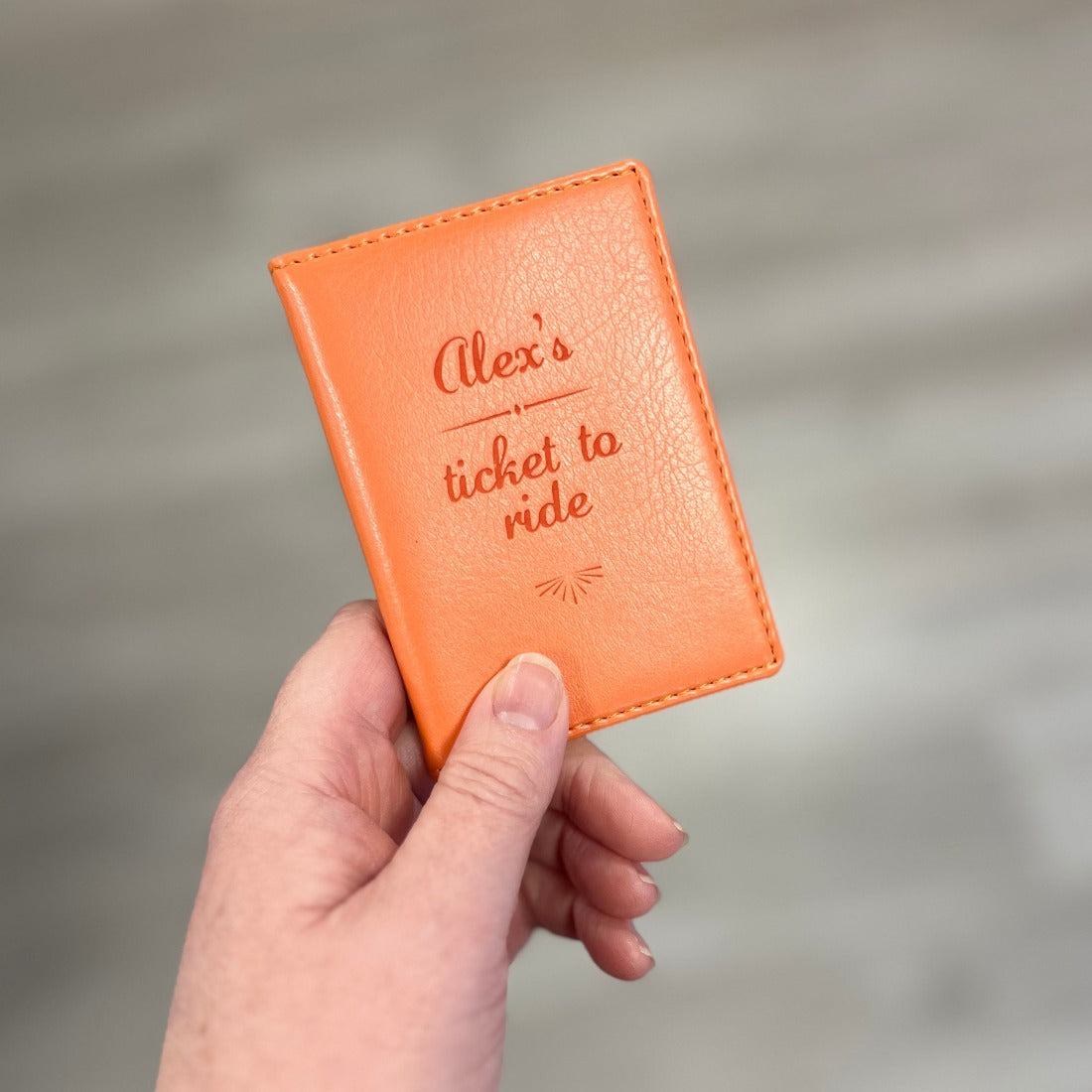 Clearance - Alex's Ticket To Ride Travel Card Cover