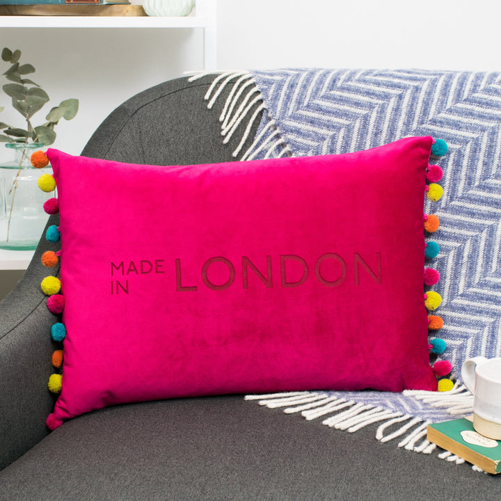 Favourite Place Velvet Cushion-Betsy Benn