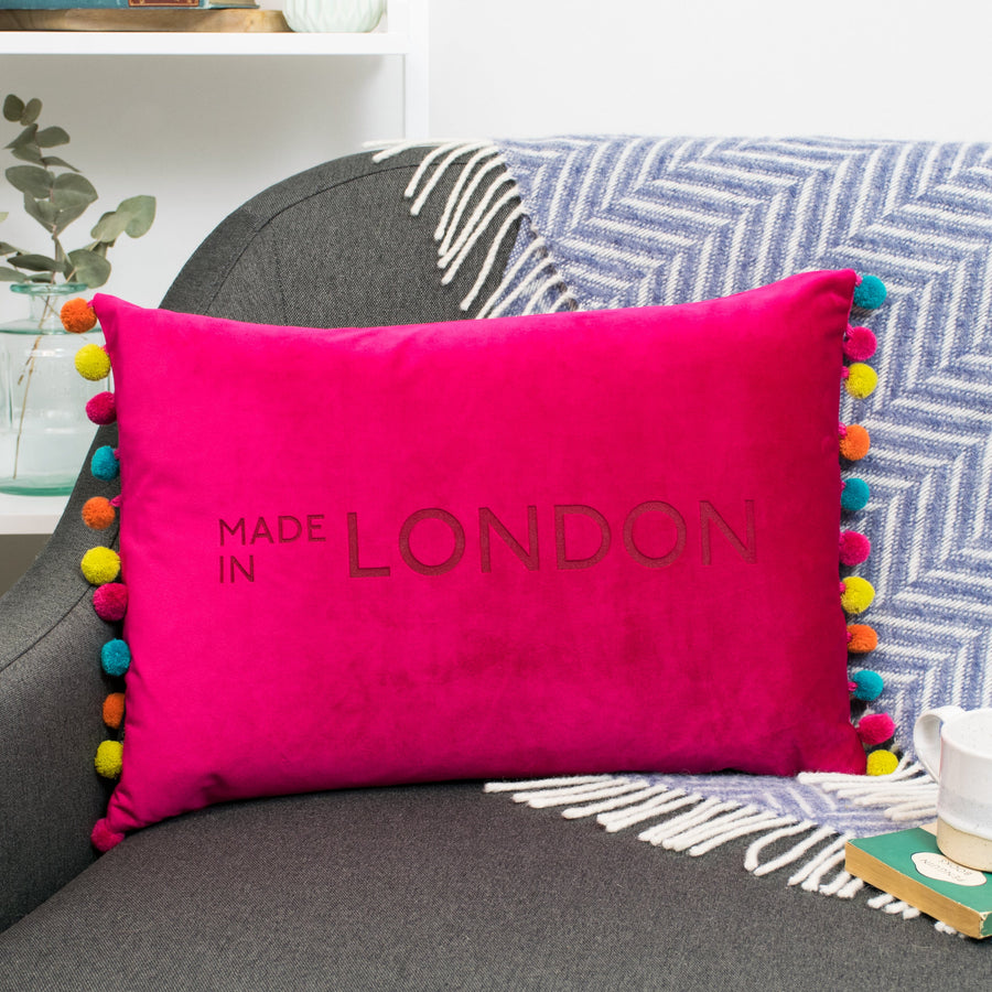 Favourite Place Velvet Cushion-Betsy Benn