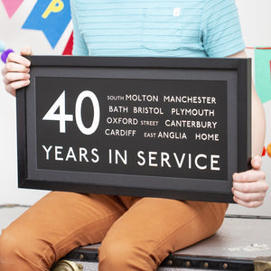 Personalised 40th Birthday Bus Blind Print-Print-Betsy Benn