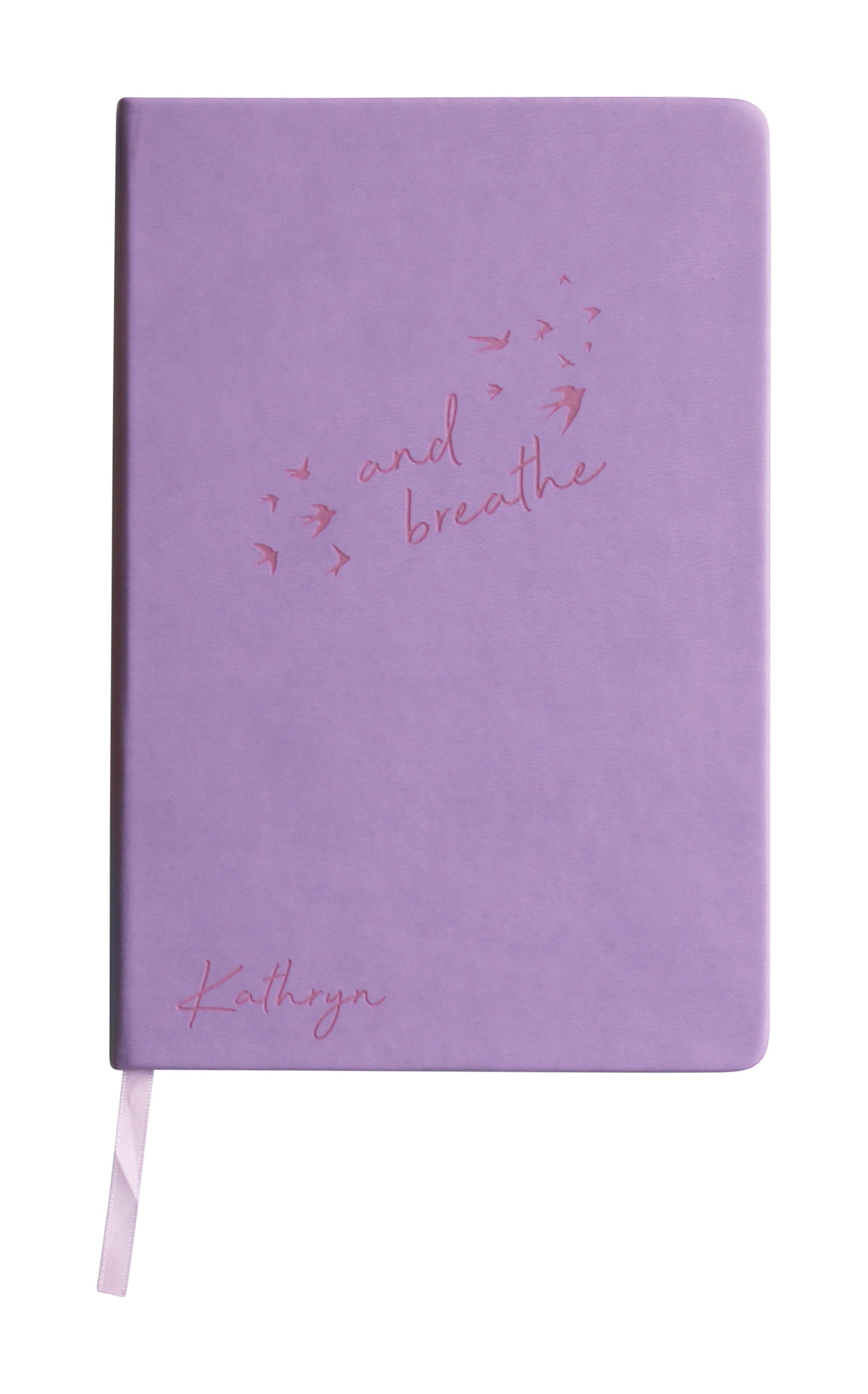 And Breathe Personalised Luxury Notebook Journal