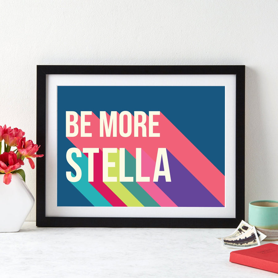 Personalised Be More You Giclee Print-Betsy Benn