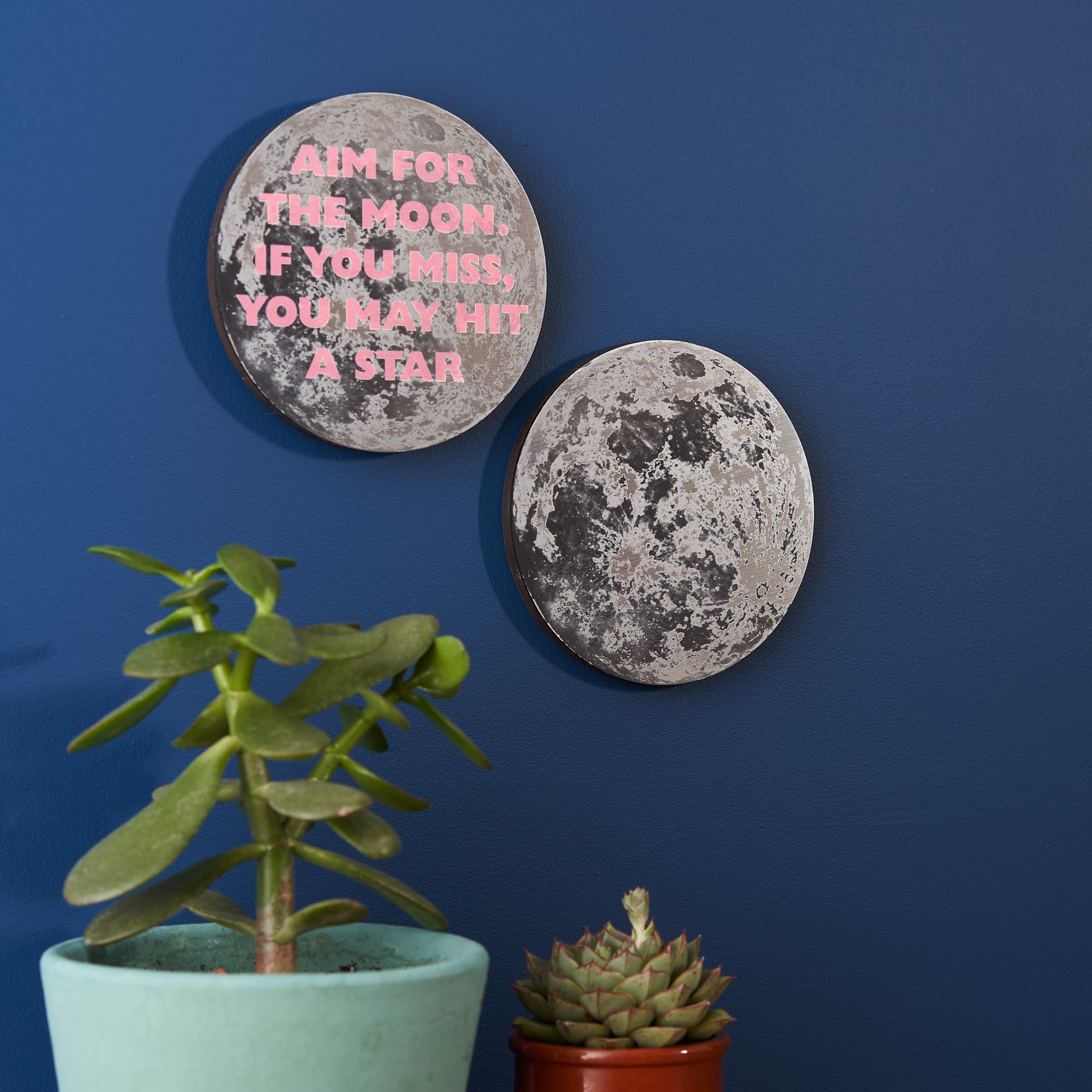 Mini Moon Personalised Wall Plaque