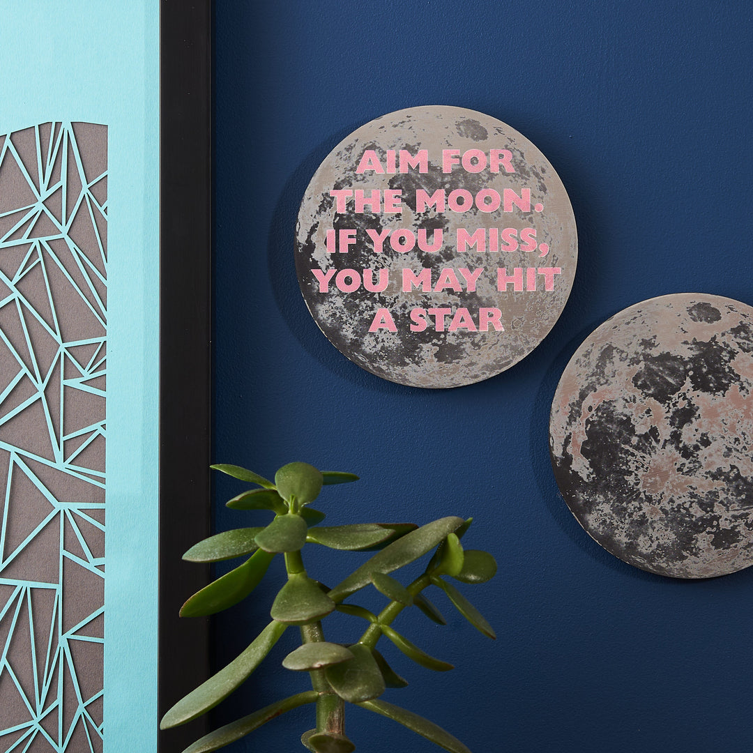 Mini Moon Personalised Wall Plaque