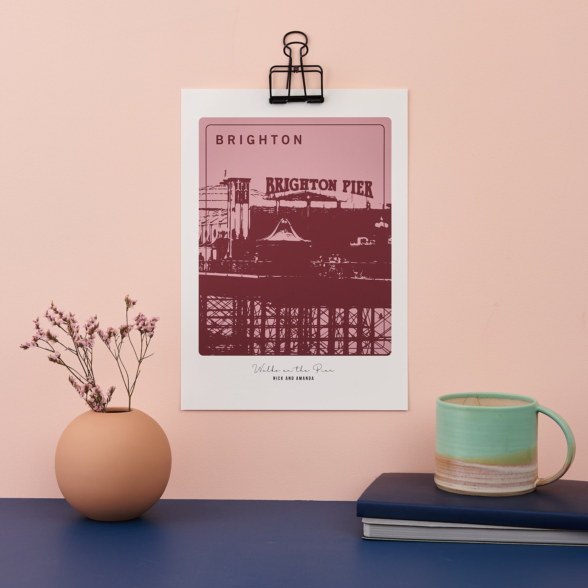 Our Favourite Place Personalised Travel Print