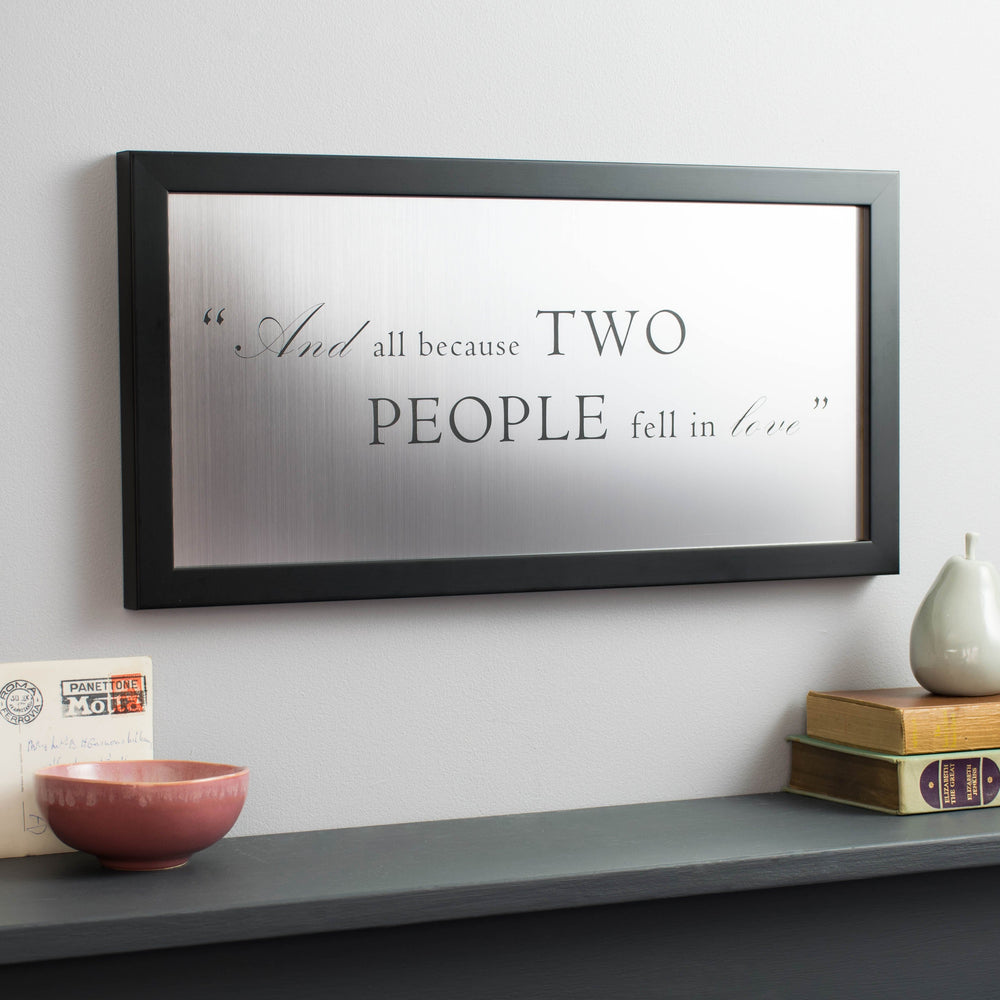 Metallic Favourite Quote Framed Print  Print - Betsy Benn