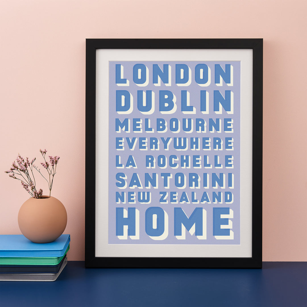 Our Favourite Places Destination Print