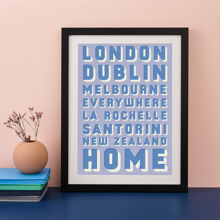 Our Favourite Places Destination Print