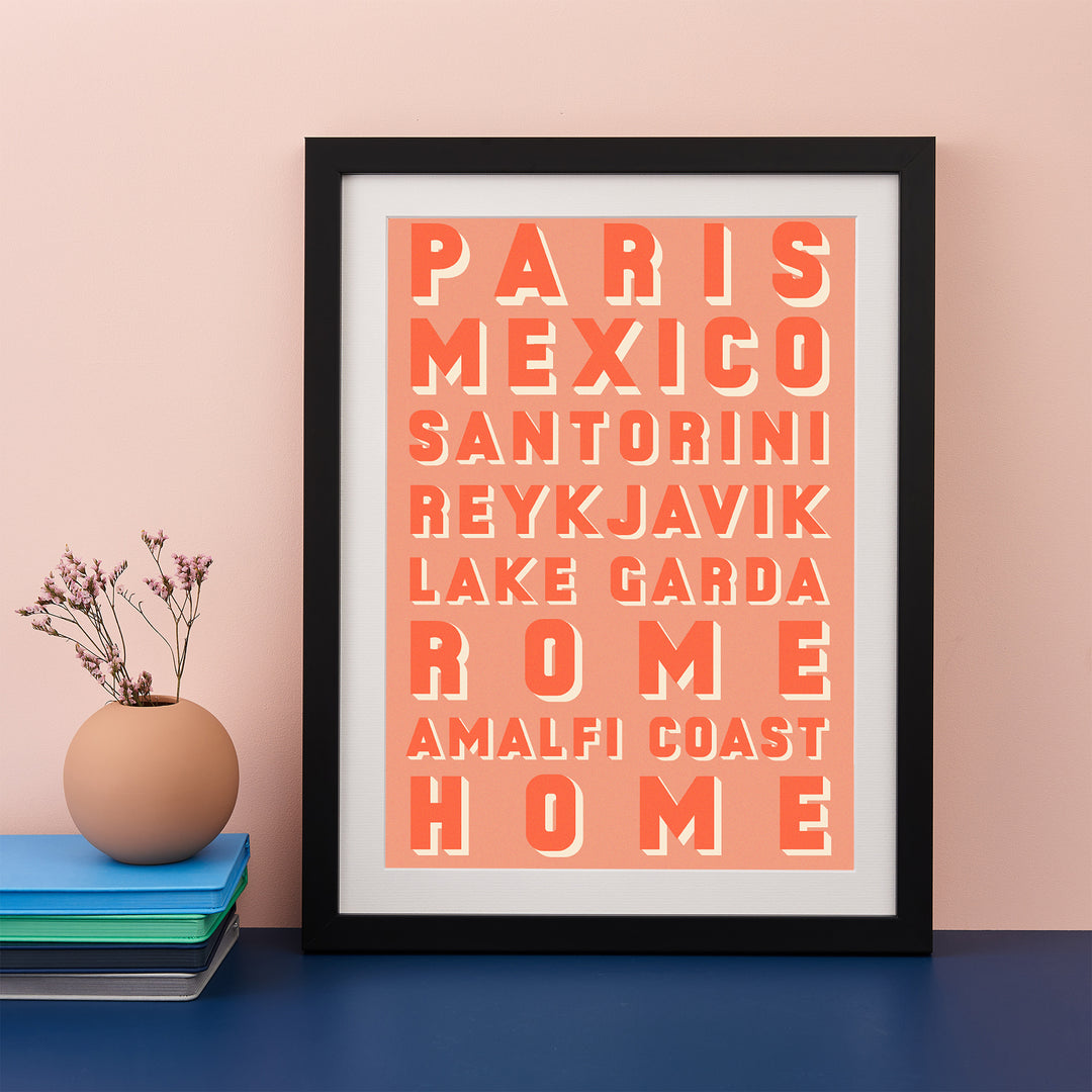 Our Favourite Places Destination Print