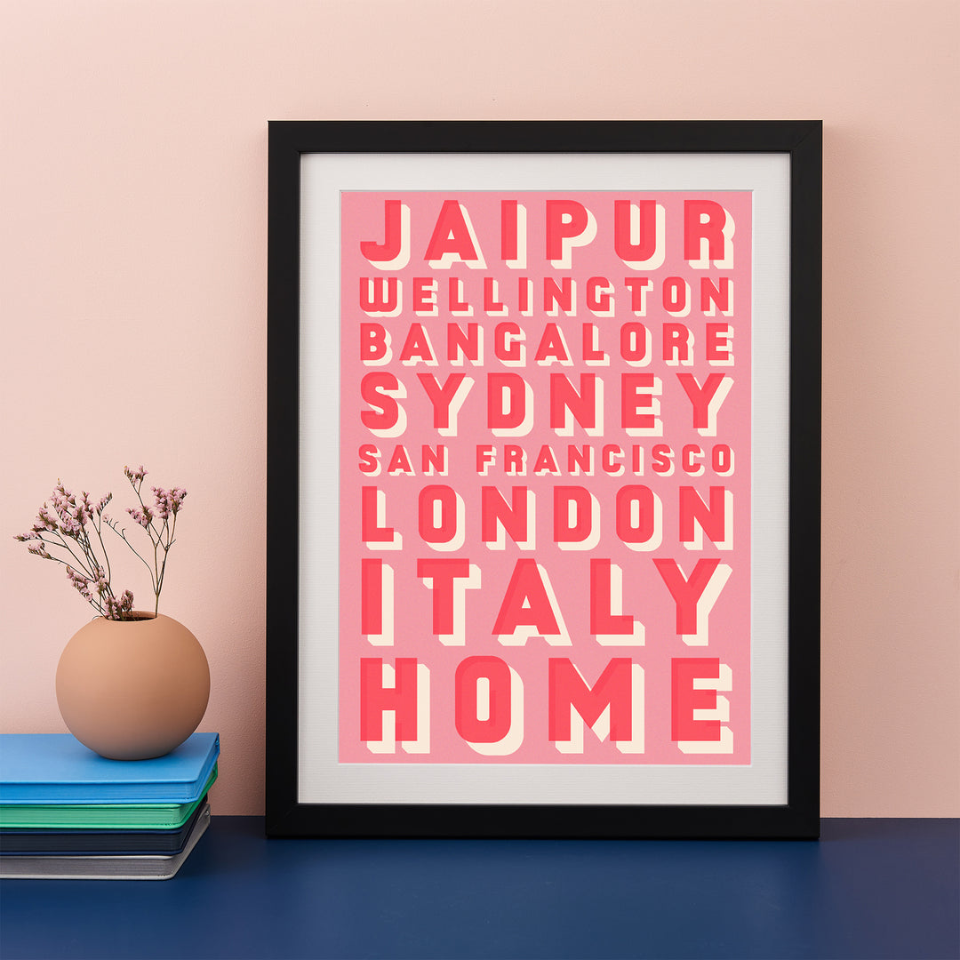 Our Favourite Places Destination Print