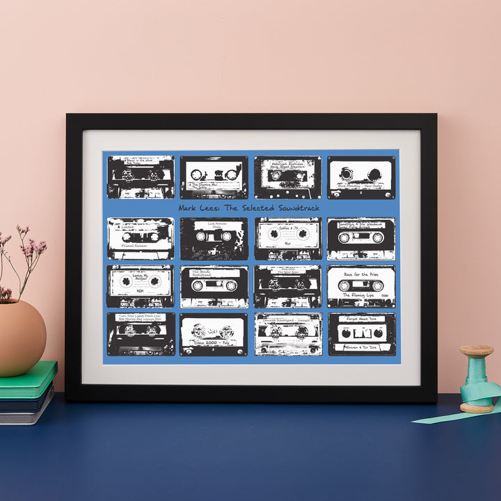 Personalised Cassette Playlist Print