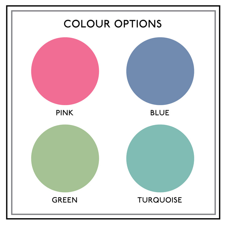 An image showing the different colour options available.