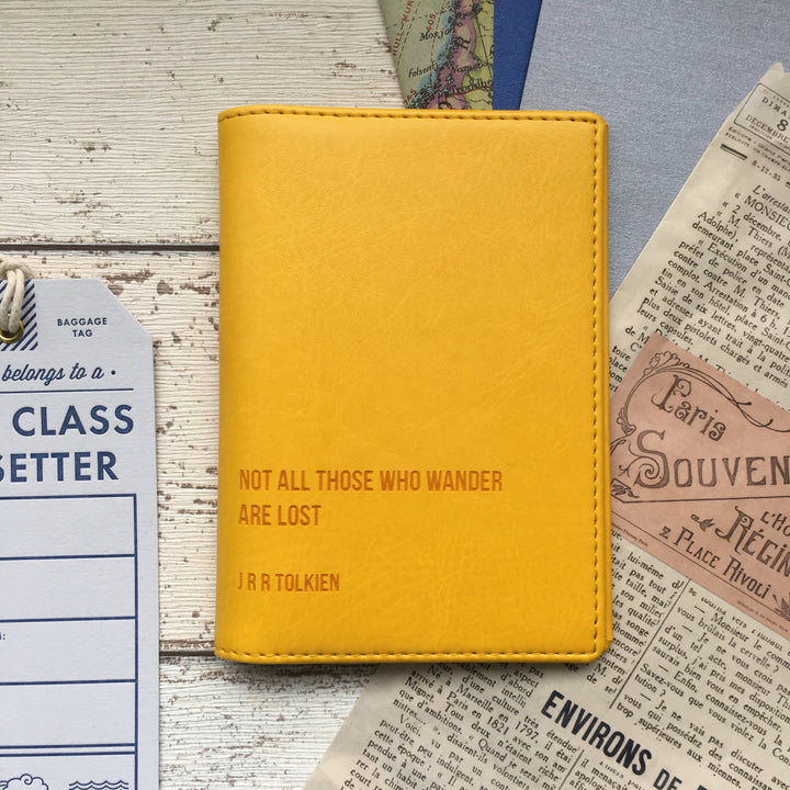 Personalised Travel Quote Passport Cover-Gift-Betsy Benn