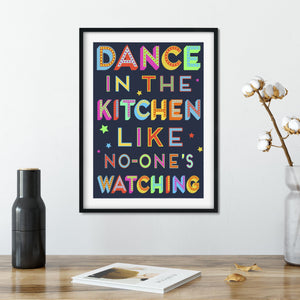 Dance In The Kitchen print  Print - Betsy Benn