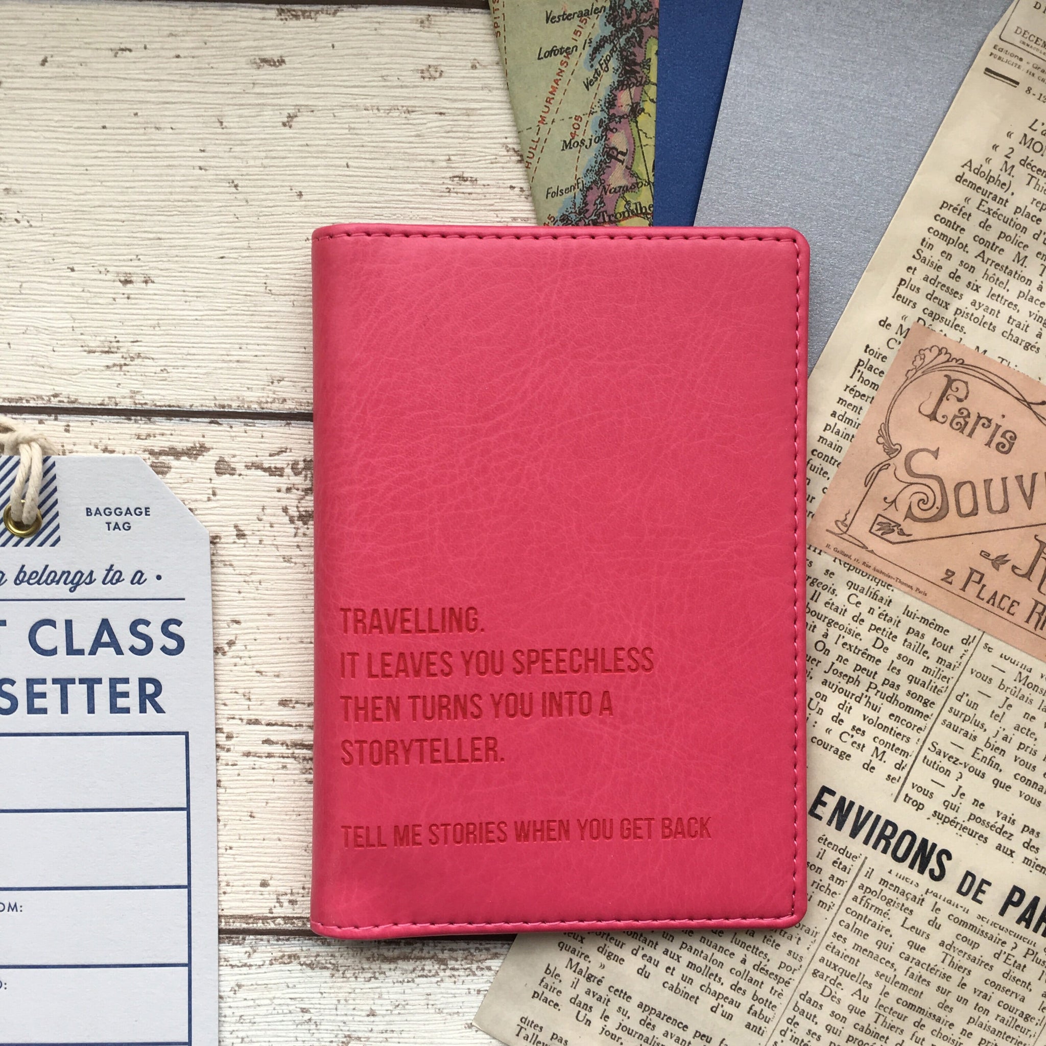 Monogram Personalised Passport Holder Cover - B Benn