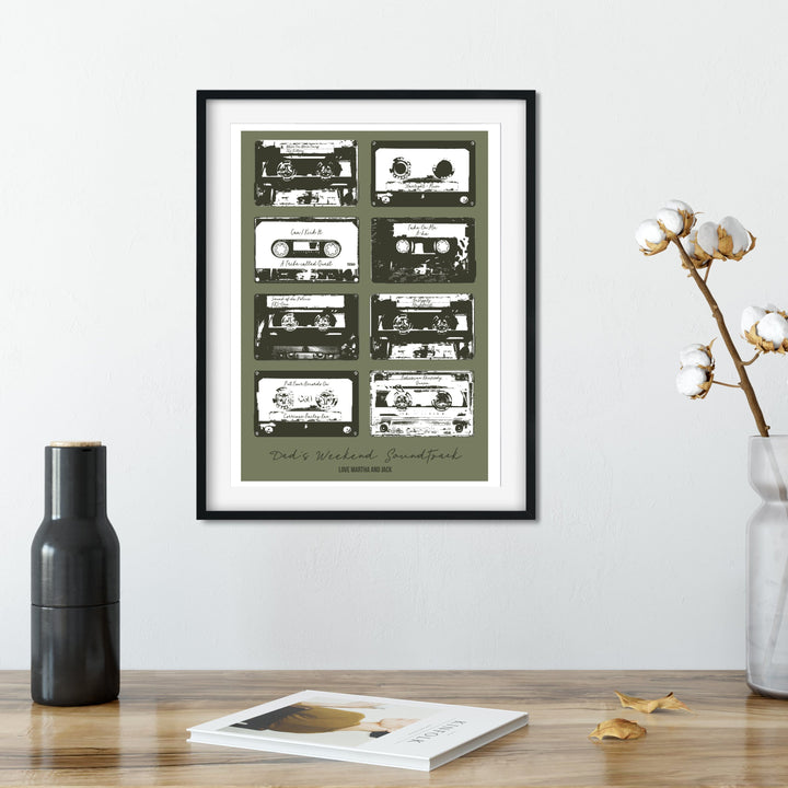 Retro Cassette Playlist Print  Print - Betsy Benn