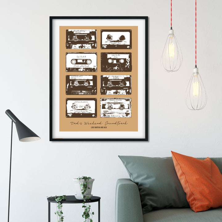 Retro Cassette Playlist Print  Print - Betsy Benn