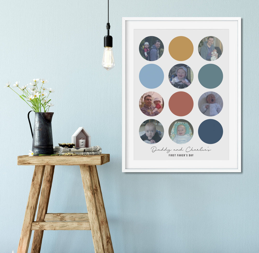 Daddy And Me Photo Memories Personalised Print-Betsy Benn