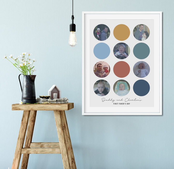 Daddy And Me Photo Memories Personalised Print-Betsy Benn