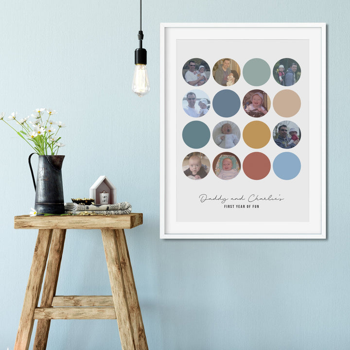 Daddy And Me Photo Memories Personalised Print-Betsy Benn