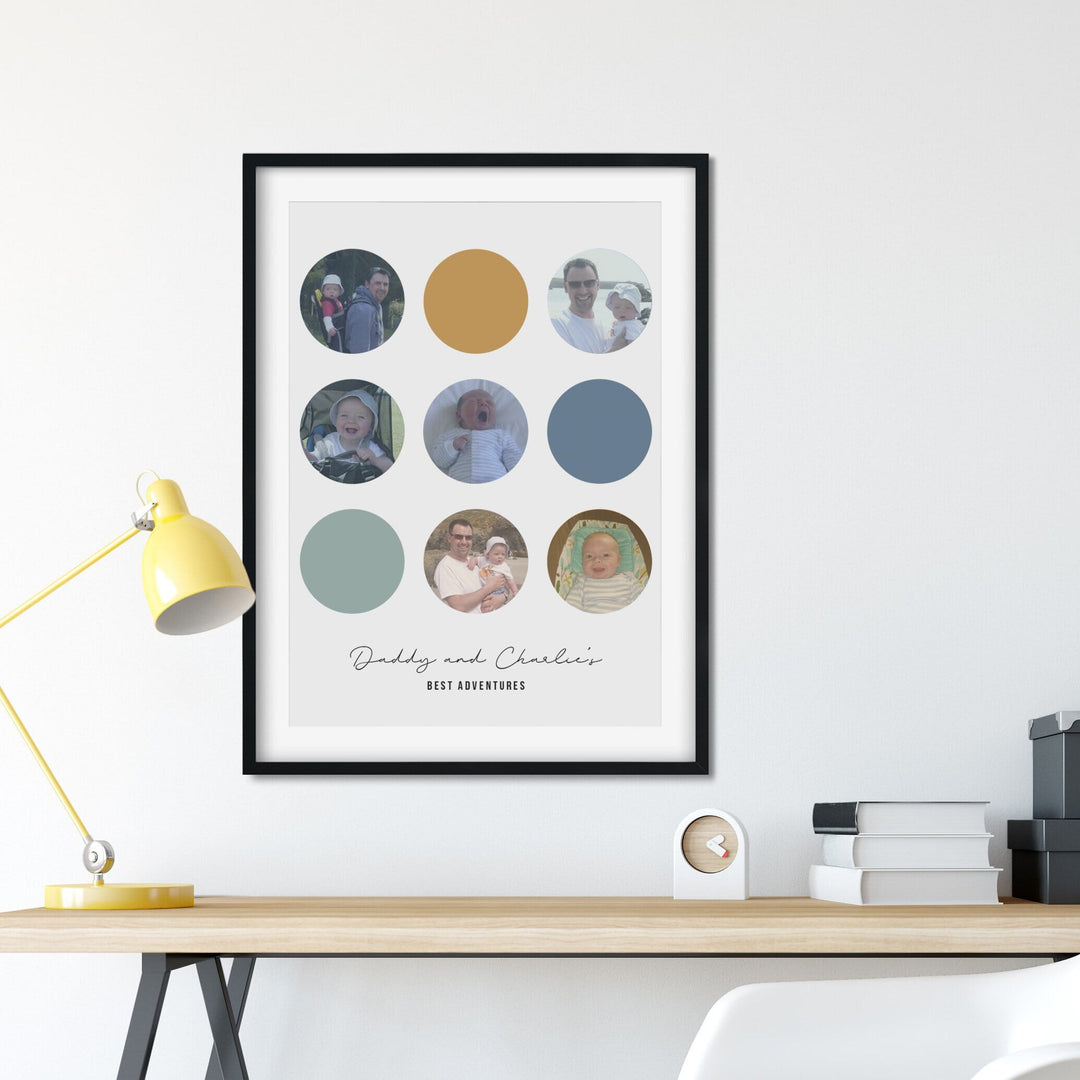 Daddy And Me Photo Memories Personalised Print-Betsy Benn
