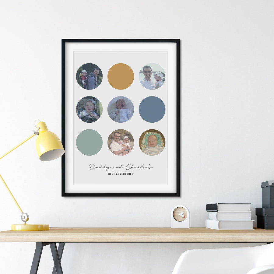 Daddy And Me Photo Memories Personalised Print-Betsy Benn