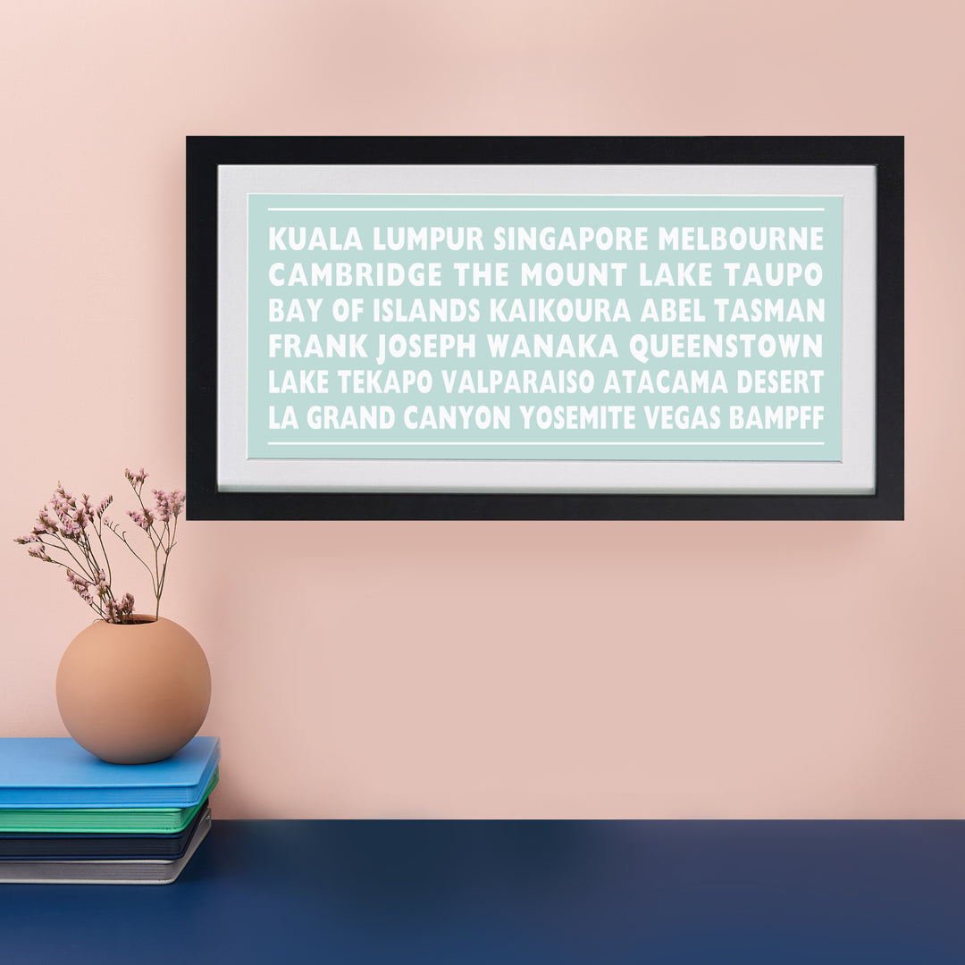Home Destination Personalised Print