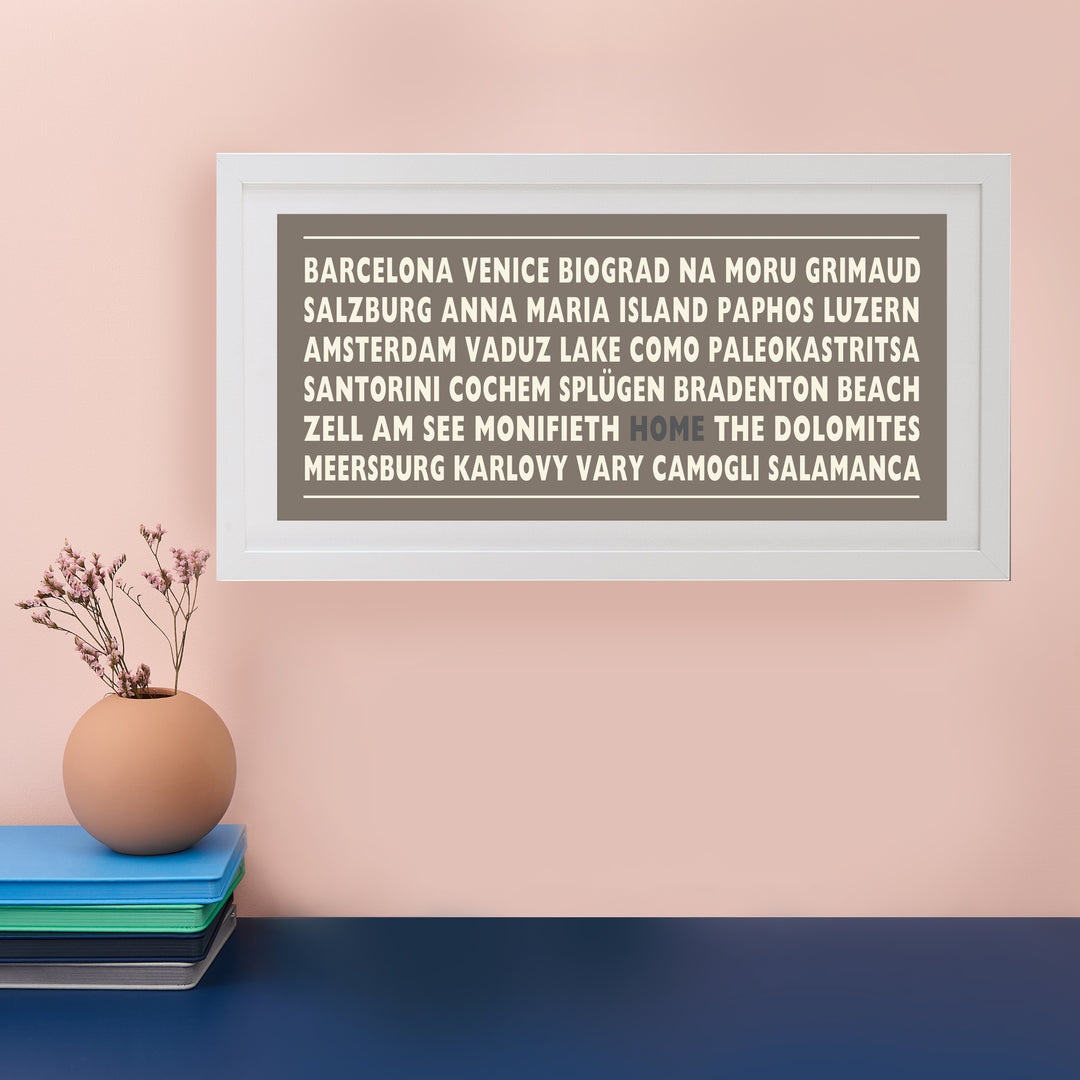 Home Destination Personalised Print