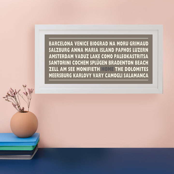 Home Destination Personalised Print