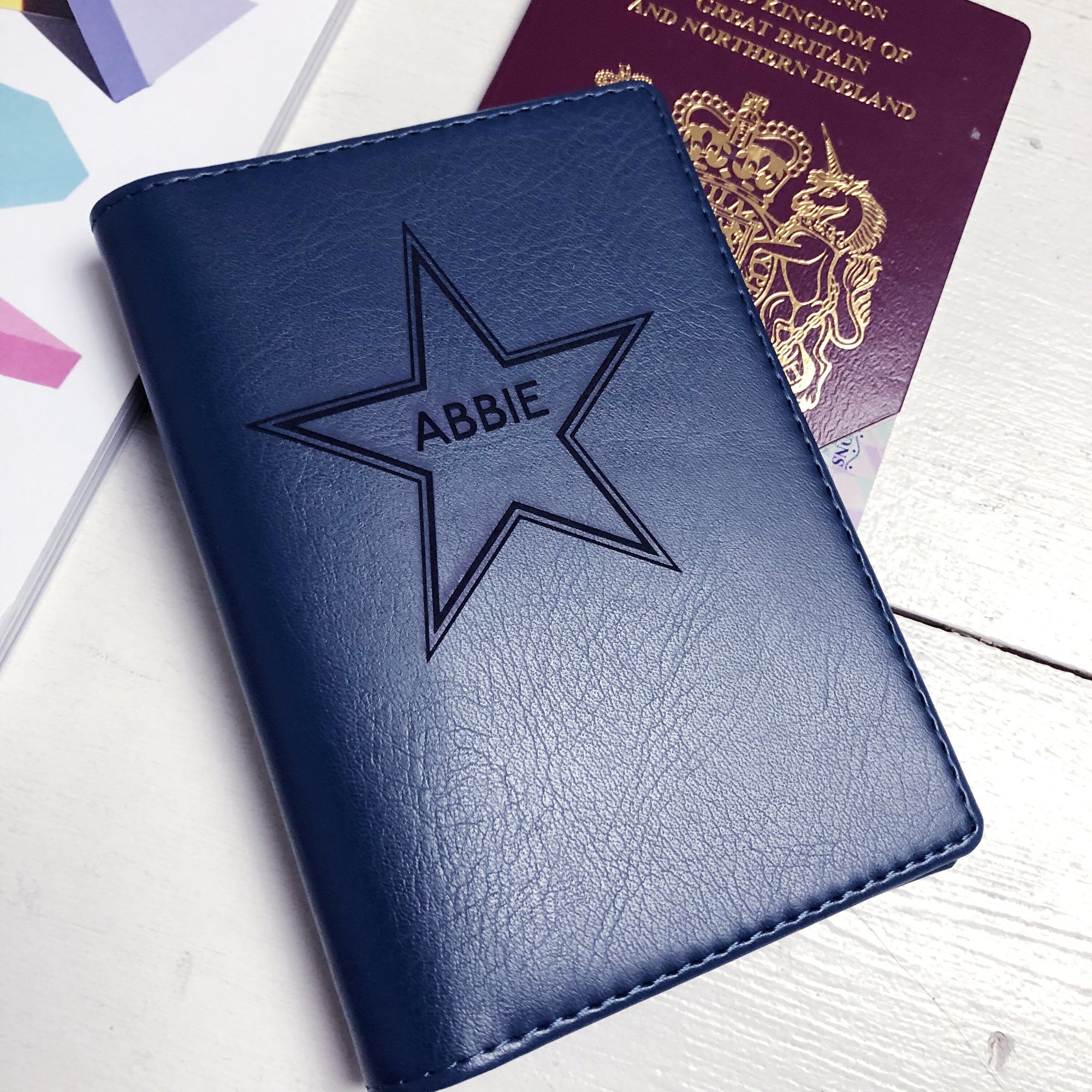 Passport - Personalised Clearance Passport Cover - Abbie-Gift-Betsy Benn